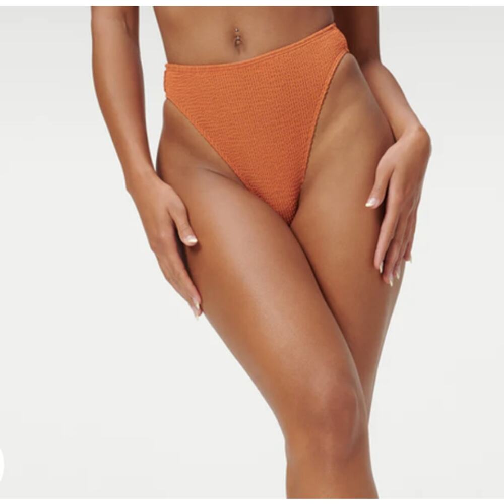 Good American Bikini Bottoms 2XL 3XL Always Fits Cheeky Cinnamon Swimwear NWT